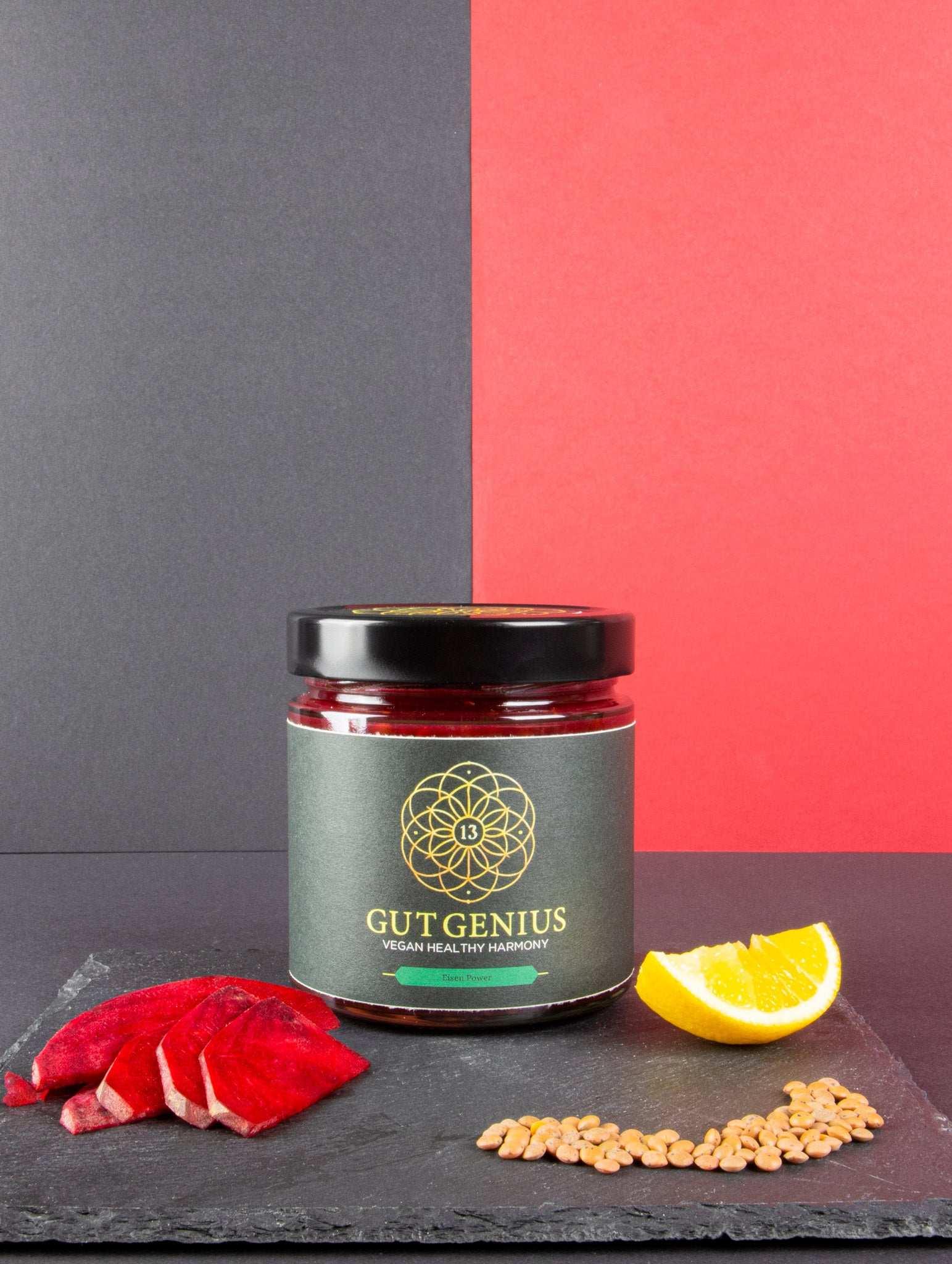 Bio-Rote-Bete-Linsen-Eintopf – 100% natürliche, vegane Zutaten ohne künstliche Zusätze, reich an präbiotischen Ballaststoffen, pflanzlichem Protein und Antioxidantien. Unterstützt gesunde Verdauung, stärkt das Immunsystem und fördert eine vielfältige Darmflora.