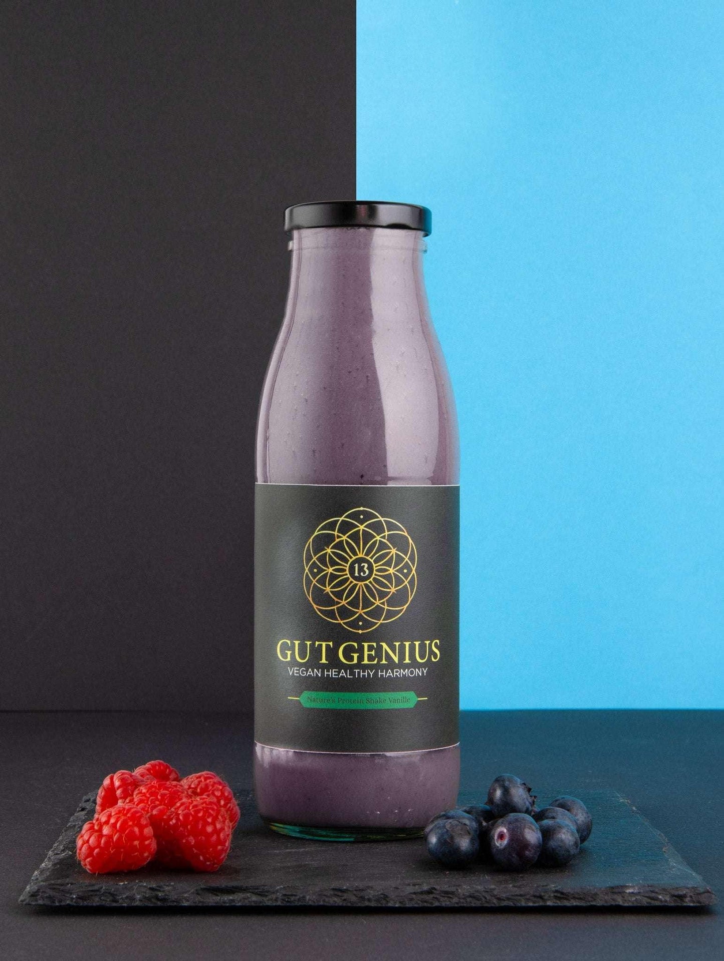 Nature’s Protein Shake Vanille – 100% Bio, vegan, ohne künstliche Zusätze, reich an pflanzlichem Protein, Ballaststoffen, Antioxidantien und Omega-3-Fettsäuren.